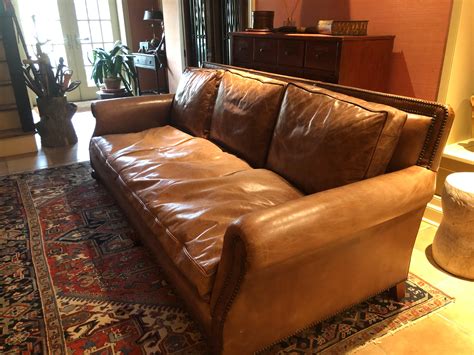 wholesale ralph lauren leather sofa
